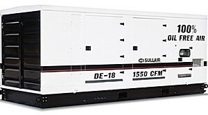 Compressor, 1,300-1,600 CFM, Oil Free, Diesel Powered