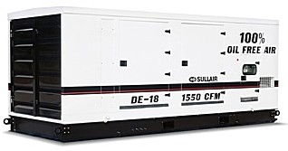 Compressor, 1,300-1,600 CFM, Oil Free, Diesel Powered