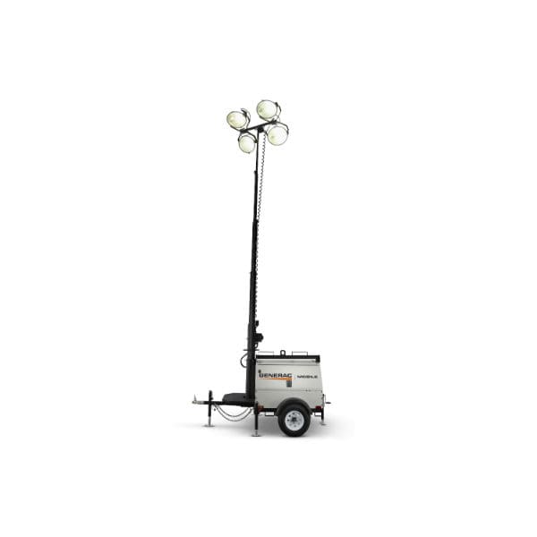 Towable Light Tower with 8-15kW Generator, 4,200W, Vertical Mast, Diesel Powered - Image 2