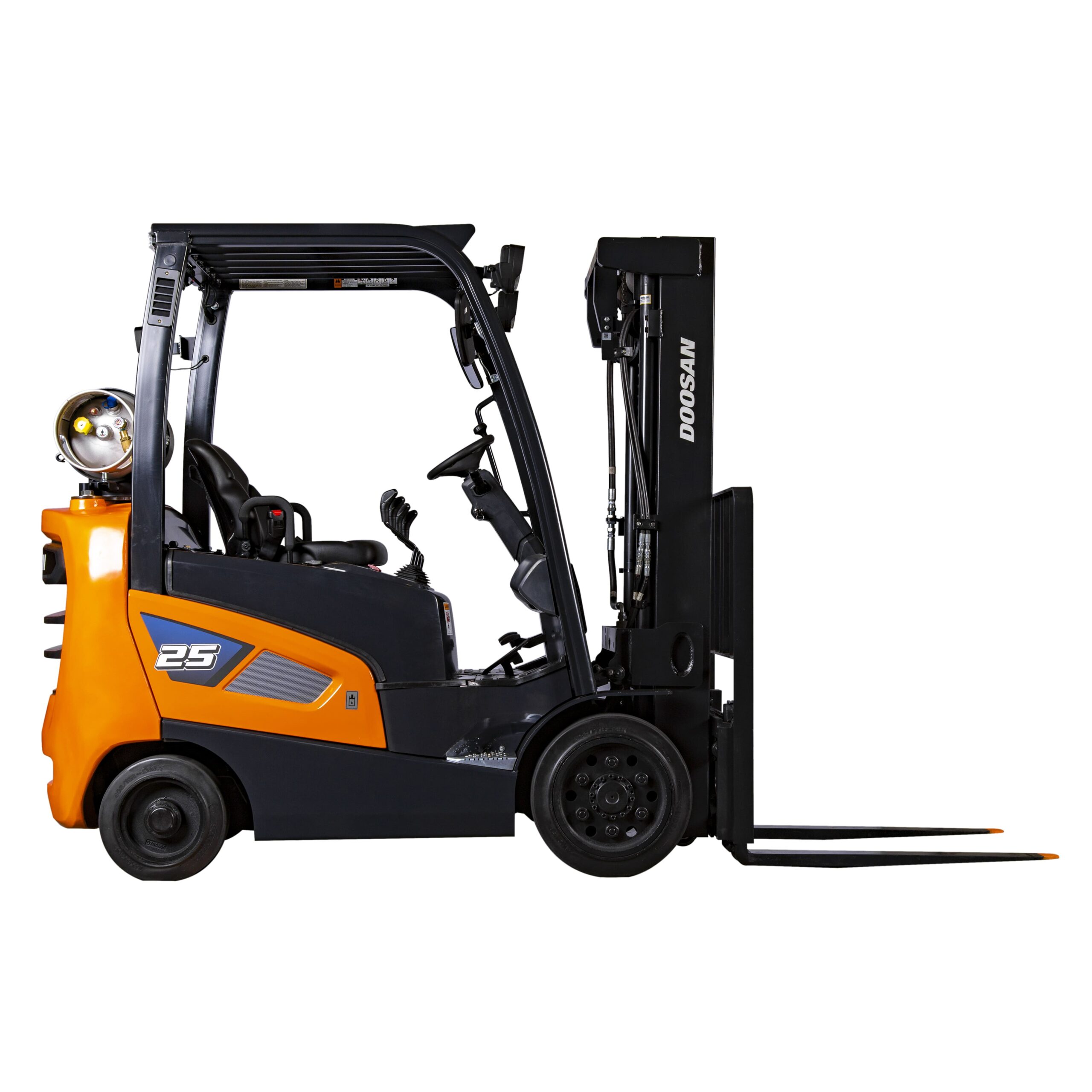 5,000 lb. Gas/LP or Diesel Warehouse Forklift, Cushion Tires - Image 3