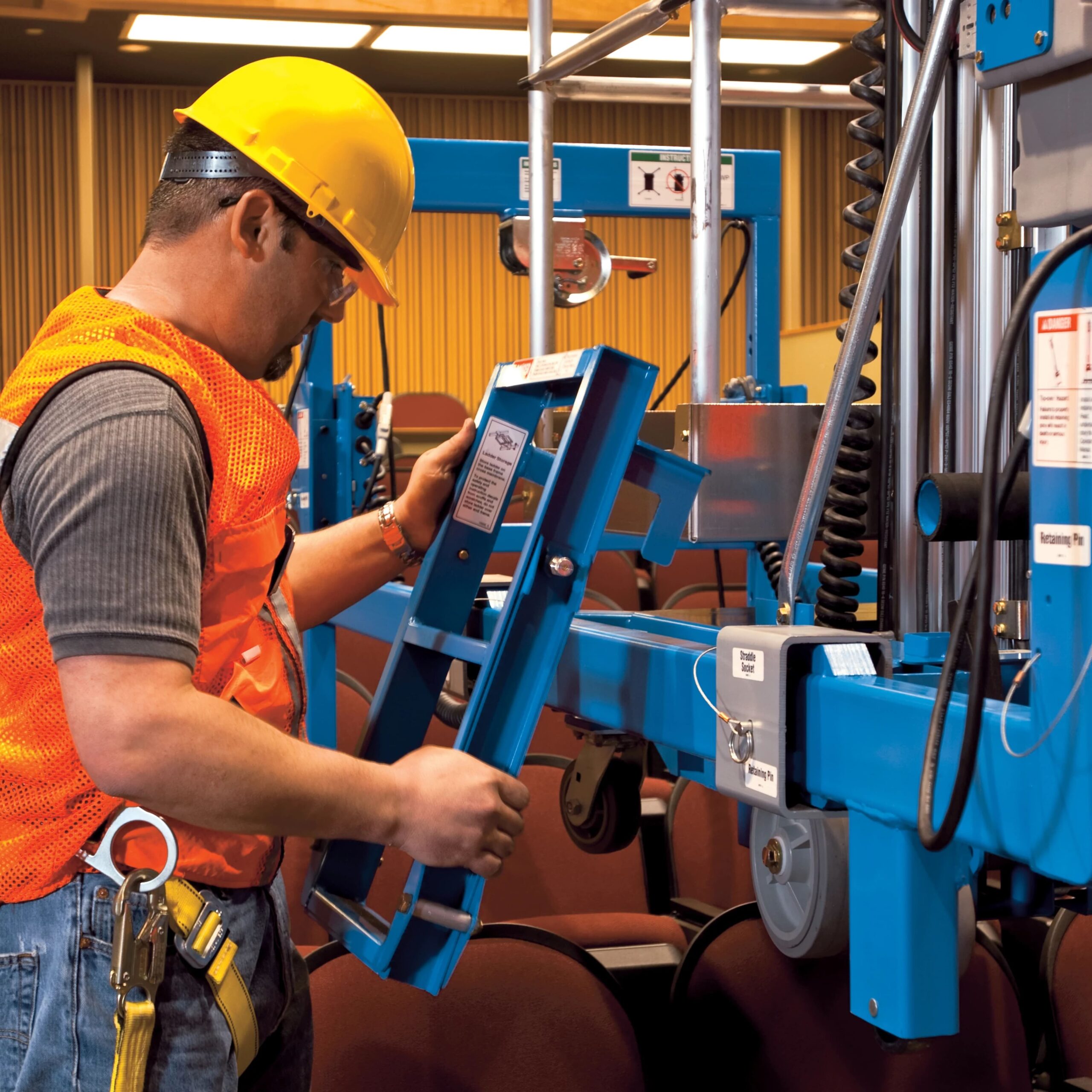 6-8 Meter One-Person Pusharound Lift, Electric - Image 4