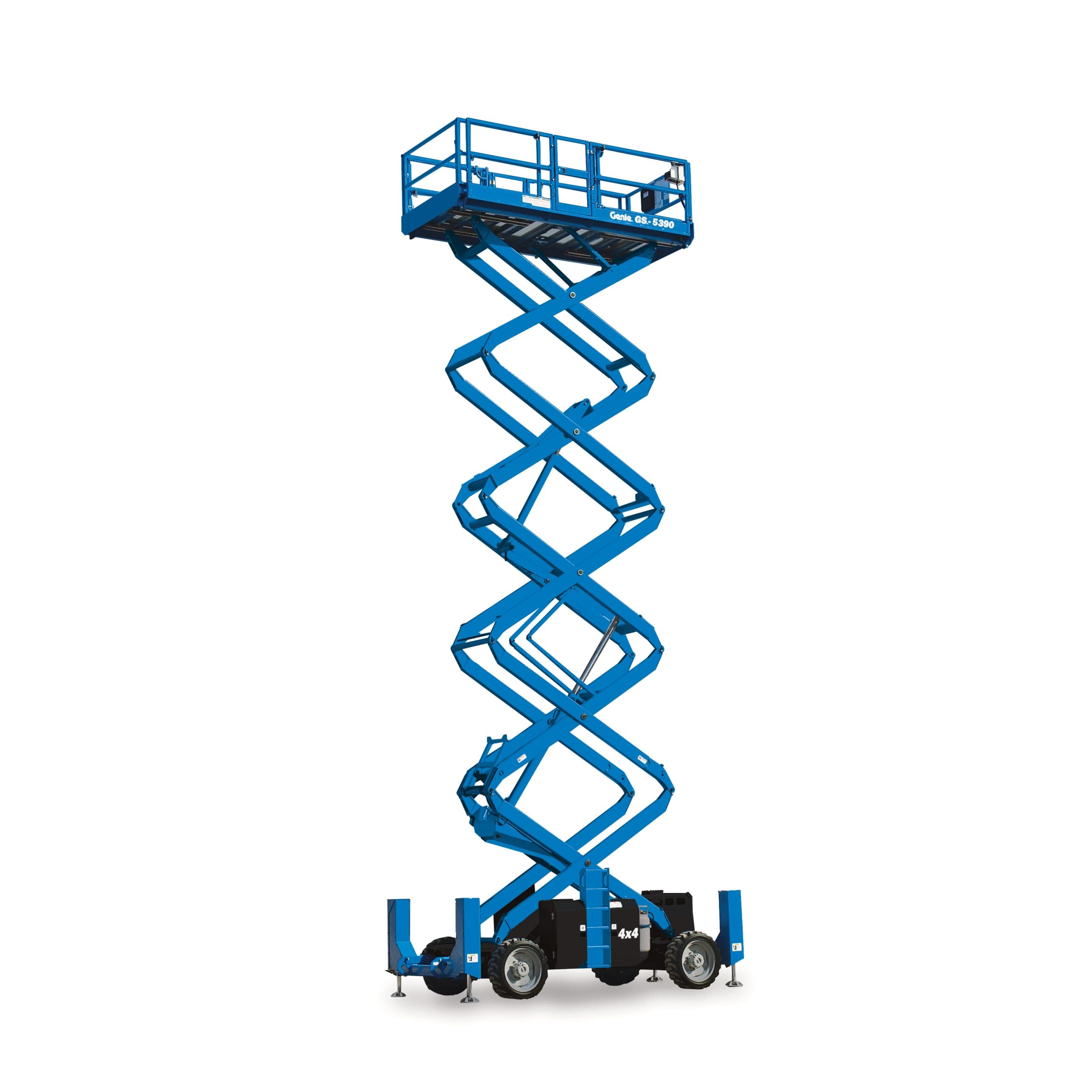 15-18 Meter. Rough Terrain Scissor Lift, Gas or Diesel