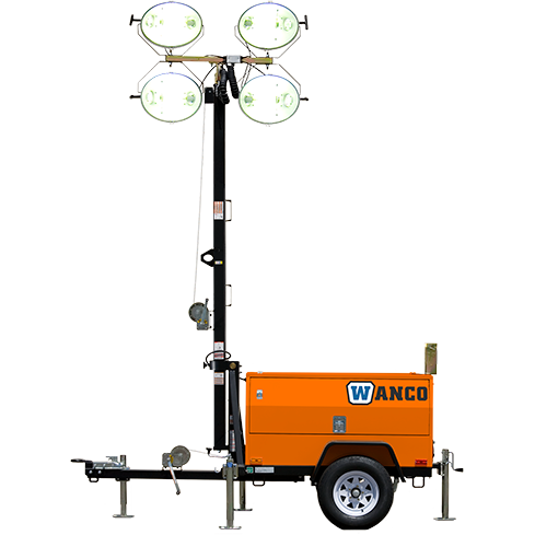 Portable LED Light Tower, Electric Powered